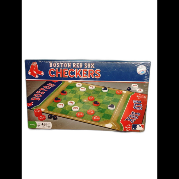 Boston Red Sox Checkers Board Game Masterpieces Inc. MLB Baseball Field - Picture 1 of 6